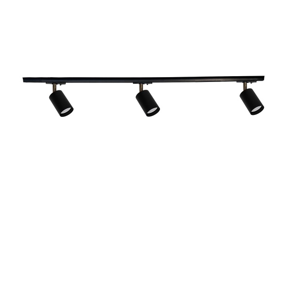 Трековый светильники на три плафона потолочный Track-3 Chime GU10 TL90-1000-3 Black 5012711 фото